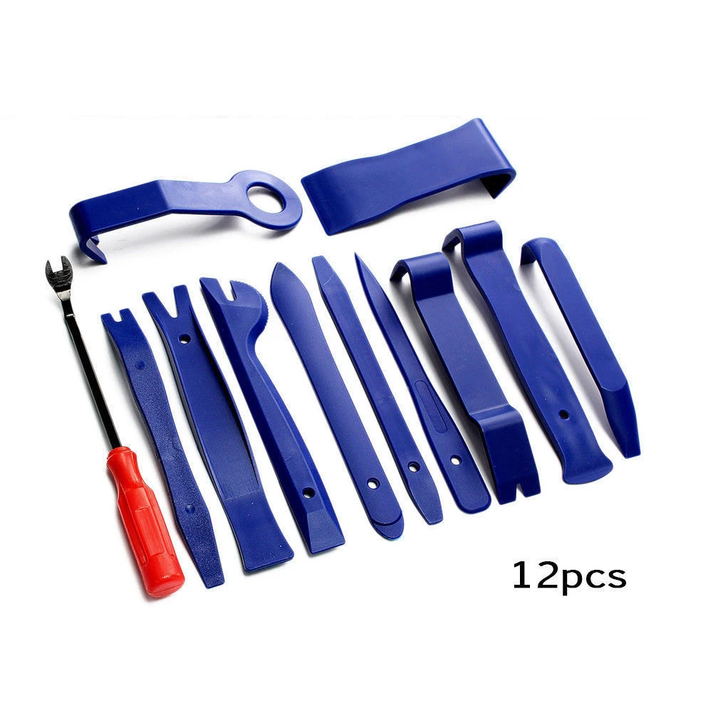 

12pcs Universal Car Audio Prying Plate Screwdriver Combination Repair Removal Kit