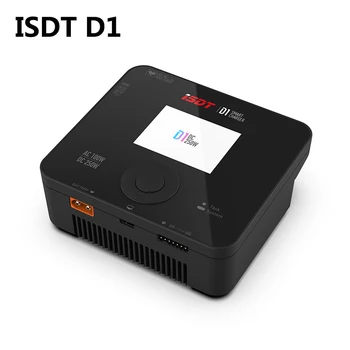 

ISDT D1 AC 100W DC 250W 10A Dual Channel Mode Smart Lipo Charger Discharger for 1-6S Lipo Battery RC FPV Racing Drone RC Parts