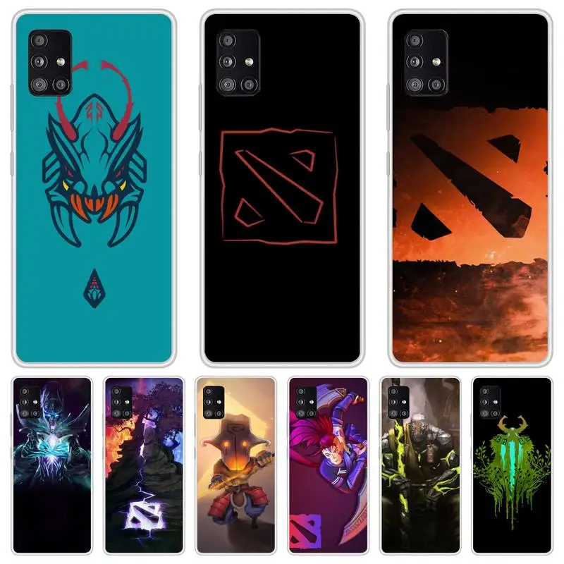 Чехол для телефона Dota 2 Game Samsung Galaxy S9 S10 Plus S10E S20FE A71 A51 A21S прозрачный силиконовый