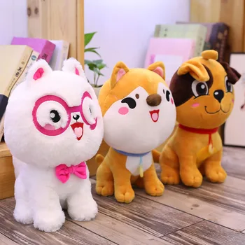 

2020 New Hot Sale Dog Cat Plush Stuffed Animals TOY cute mini kitten puppy dolls for kids girls boy holiday Xmas Gifts