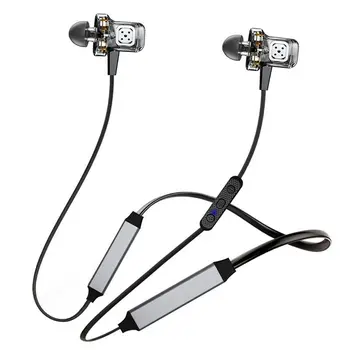 

Dual Battery Sports Bluetooth 5.0 Headphones Stereo Bass Wireless Hanging Neck Earphones JR Deals