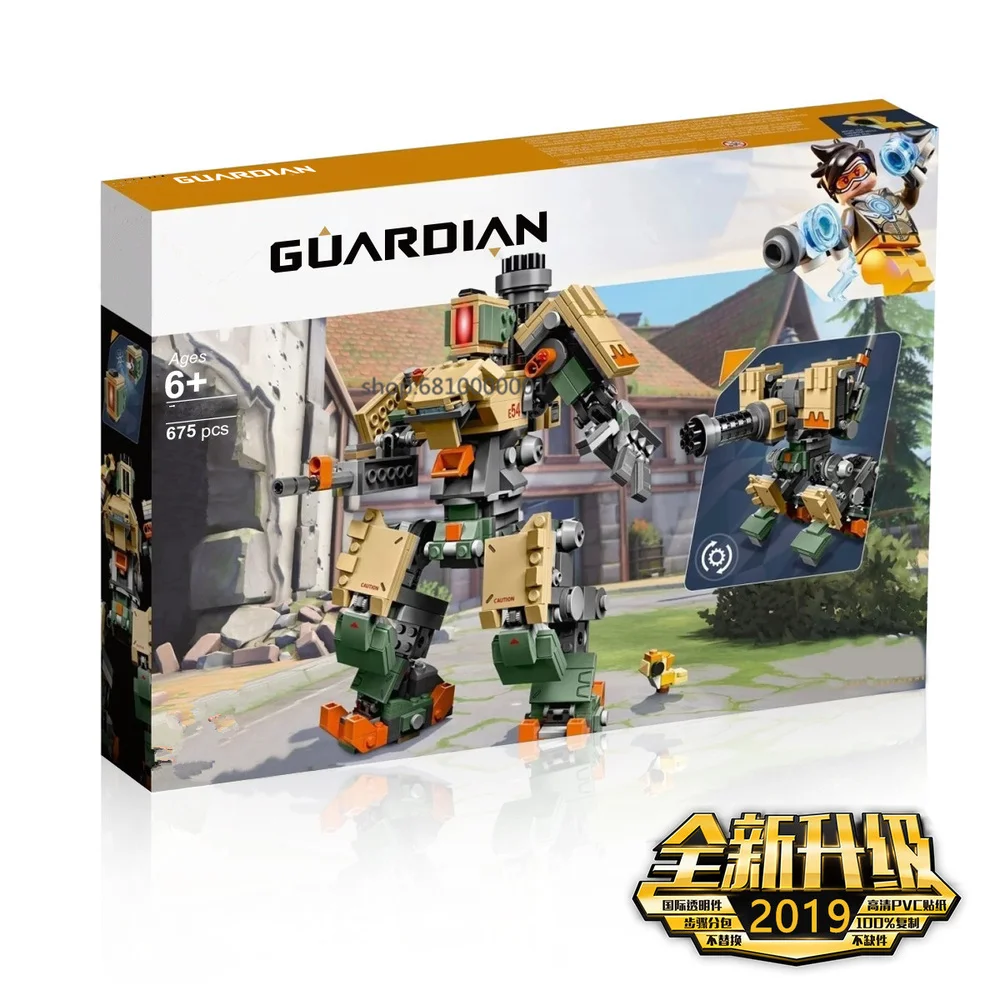 

2019 Compatible with Legoingery Overwatching 75974 Games Bastion Mecha Set Building Blocks Bricks Toys for Kid Gift Christmas