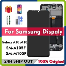 

A105 Original For Samsung Galaxy A10 M10 M105 SM A105F A105G A105M A105N DS LCD Display With Touch Screen Digitizer Assembly