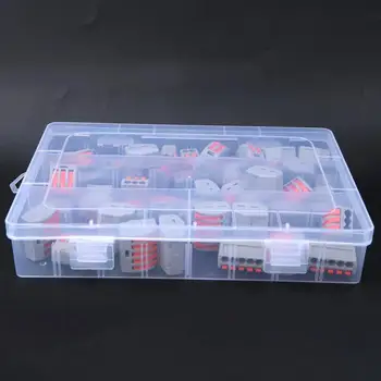 

60pcs 2 3 5 Way Spring Lever Terminal Block Reusable Electrical Wire Cable Connector with Box