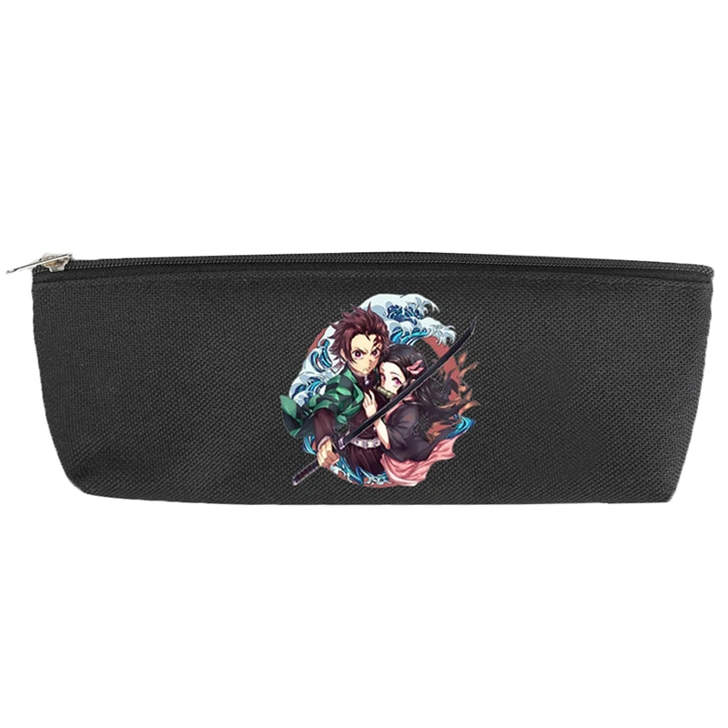 Demon Slayer: Kimetsu No Yaiba Kamado Tanjirou Kamado Nezuko косплей Холст Ручка Карандаш Чехол Коробка Сумка для хранения подарок