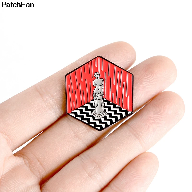 Patchfan модная для девочек сериал на булавке рюкзака одежда гордыни металлическая