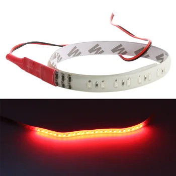 

2021 New 1PC DC 12V 30cm 3528 32LED Knight Rider Flash Strobe Scanner Neon Strip Light R