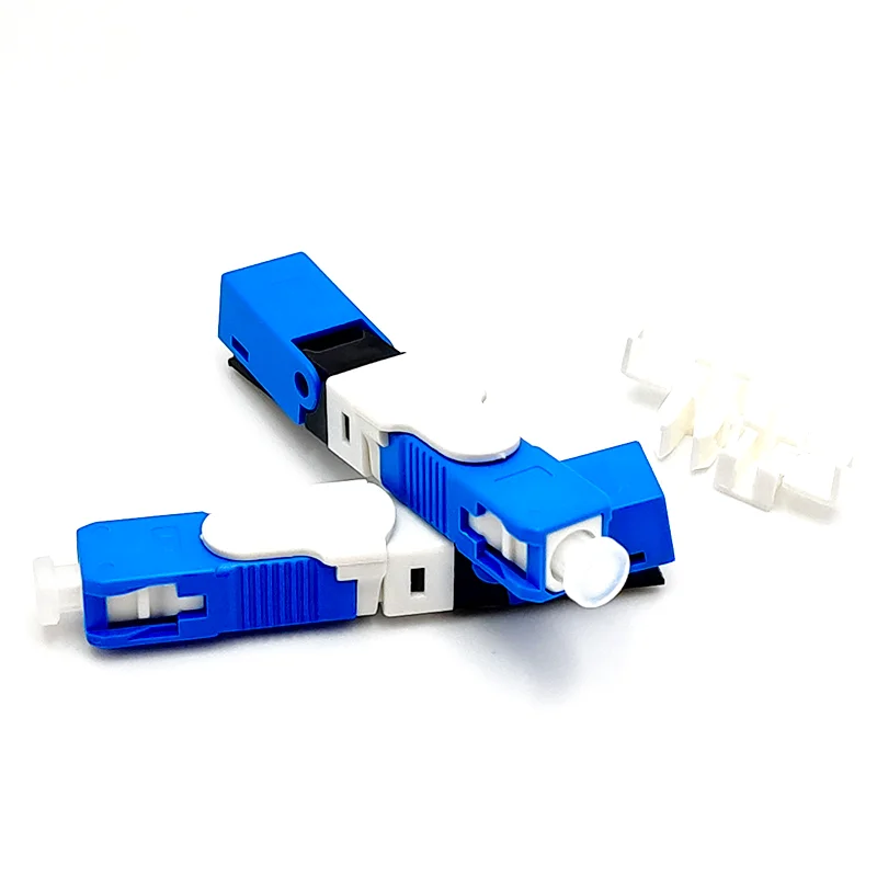 100 шт./лот FTTH ESC250D UPC Одномодовый оптоволоконный разъем SC /UPC для быстрой сборки в