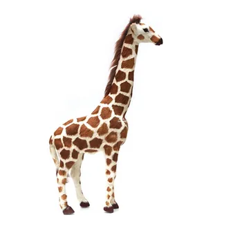 

18" Simulation Animal Giraffe Garden Ornaments Fashion Creative Toy Holiday Gift Fur Action Figure Toy BOX 45CM X179