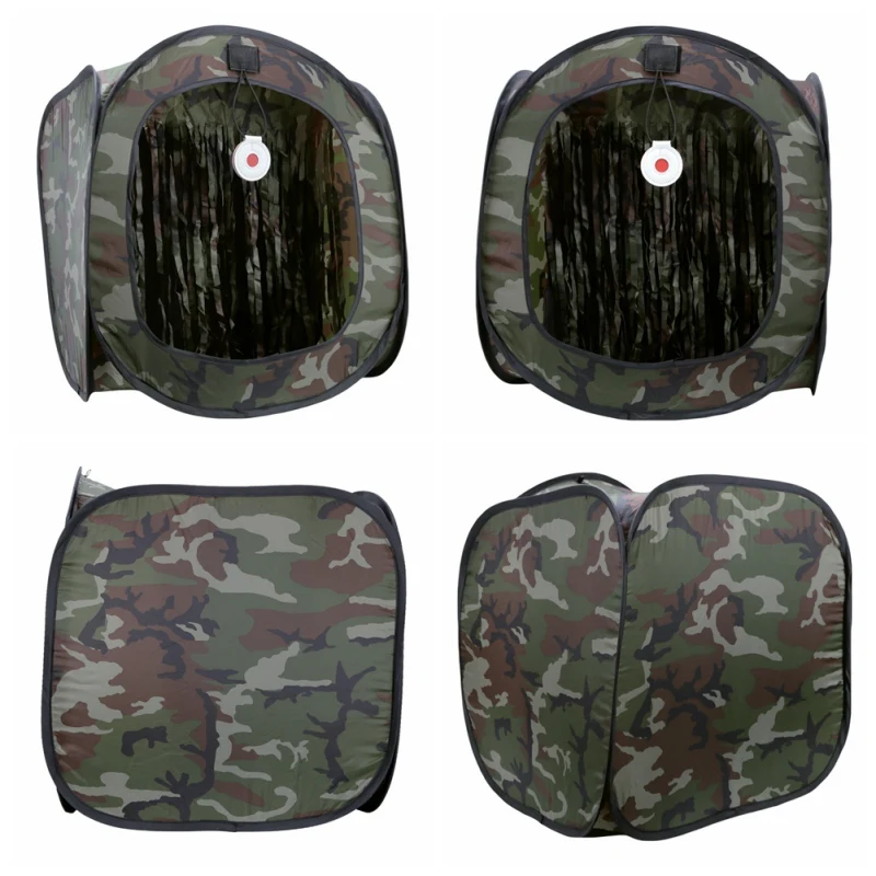 Portable Target Tent Trap Foldable Slingshot Target Box Shooting Archery Hunting Catapult Case Holder Tactical Military Tent