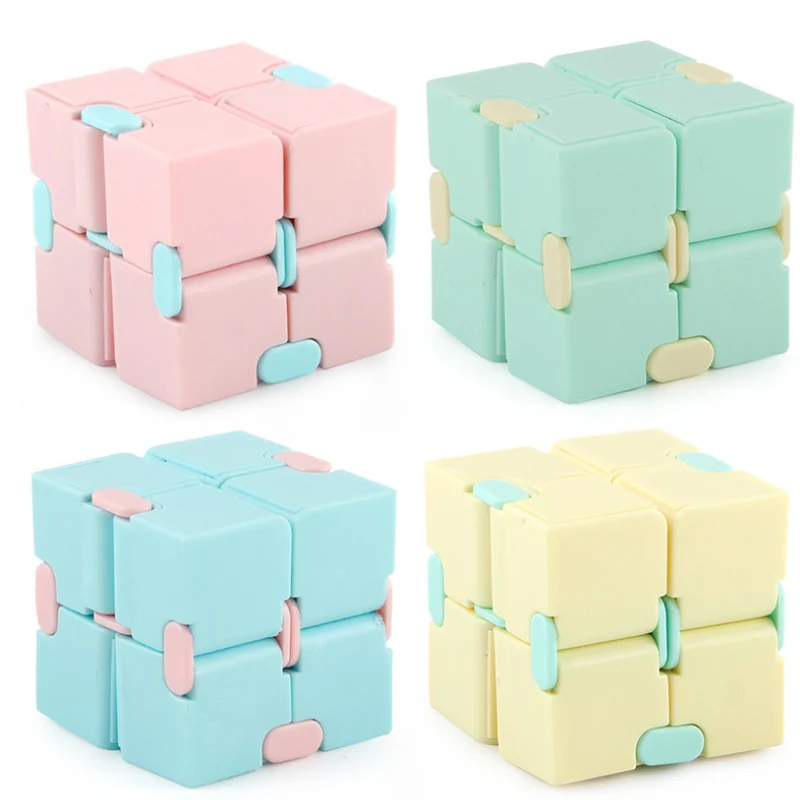 Infinity Cube-rompecabezas Cuadrado mágico para niños y adultos, juguete para aliviar el estrés, juego de manos, cuatro esquinas, laberinto, juguetes de descompresión