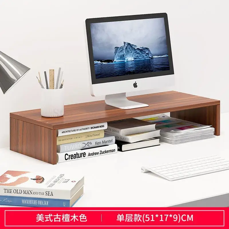 Desktop Pad Computer Heightening Rack Office Desktop Keyboard Storage Shelf Screen Display Heightening Bracket - Цвет: B