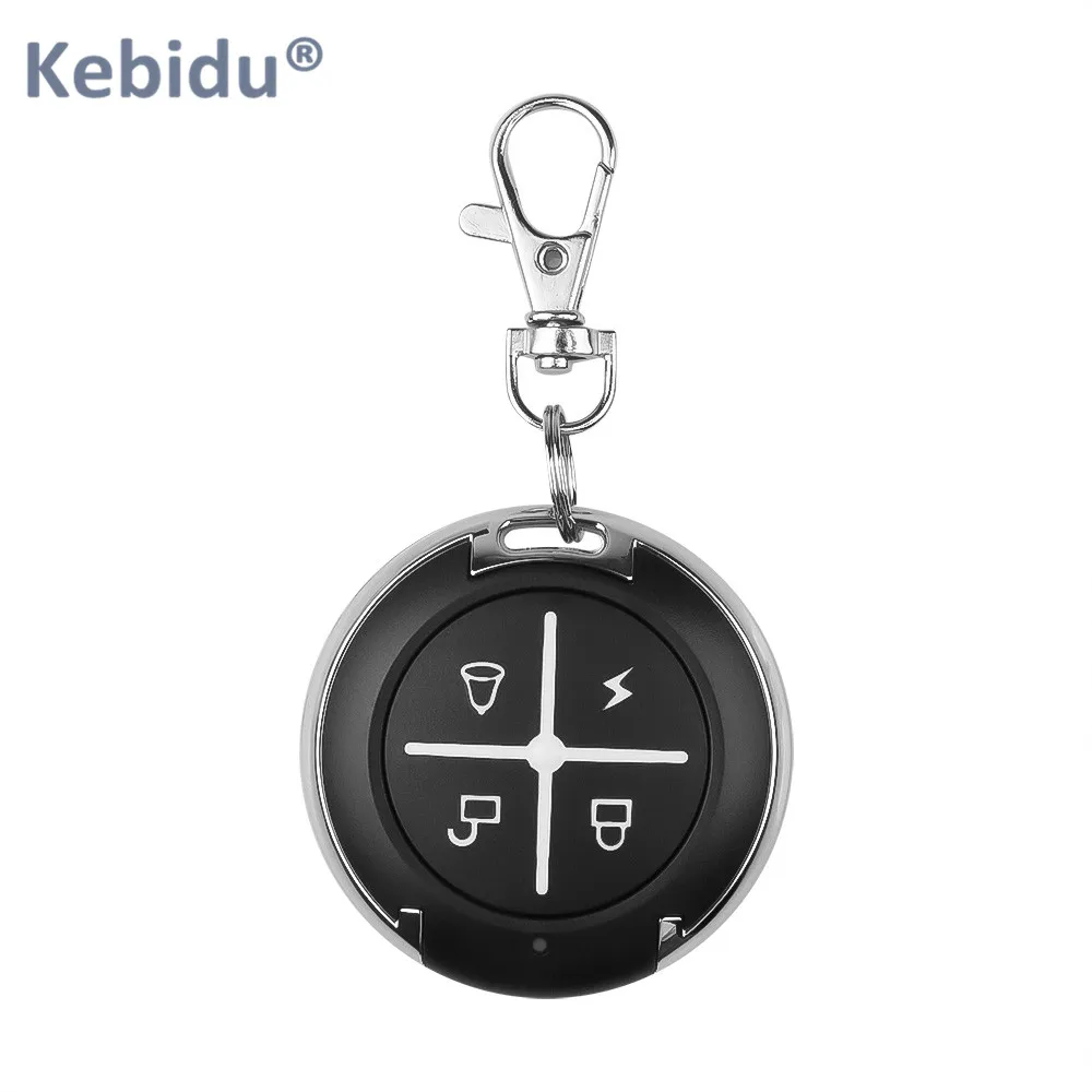 Round Shape Mini 4 buttons Car Remote Controller 433MHz Cloning Remote Control Electric Copy Duplicator Wireless Transmitter