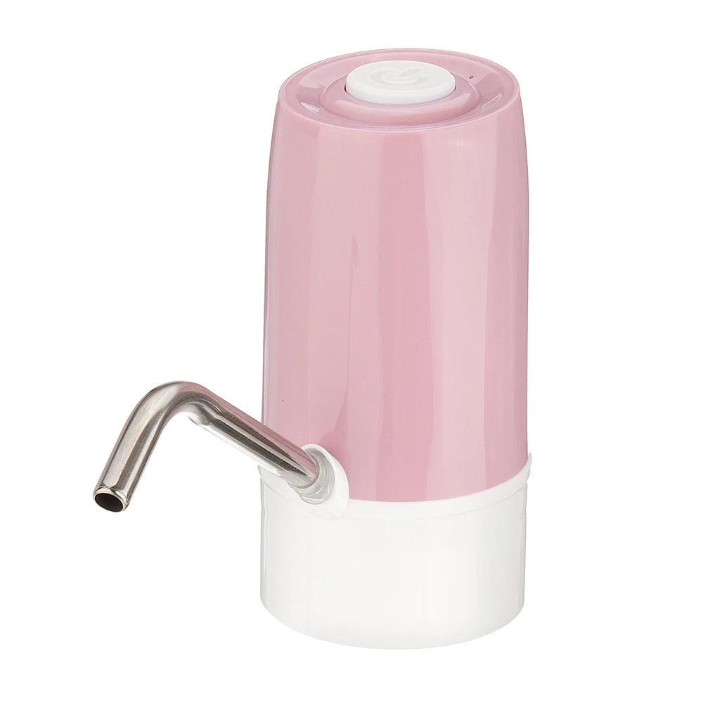 Basic-Pink 3 модели USB Зарядка Электрический диспенсер для воды сенсорный экран переключатель переносная Питьевая Бутылка Smart Switch Barreled водная поилка - Цвет: Basic-Pink