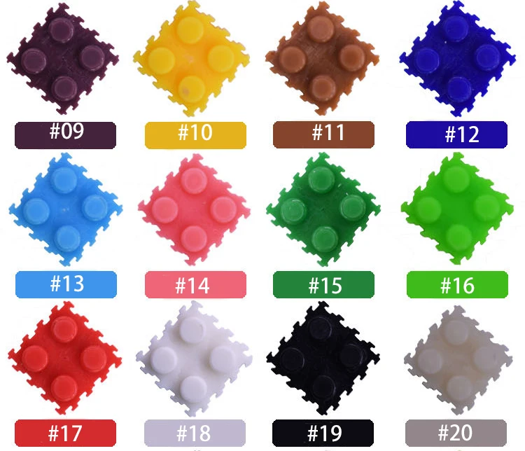 Imebaby500pcs small particle diamond cartoon DIY children assembling puzzle building toys kids creative toys 8mm