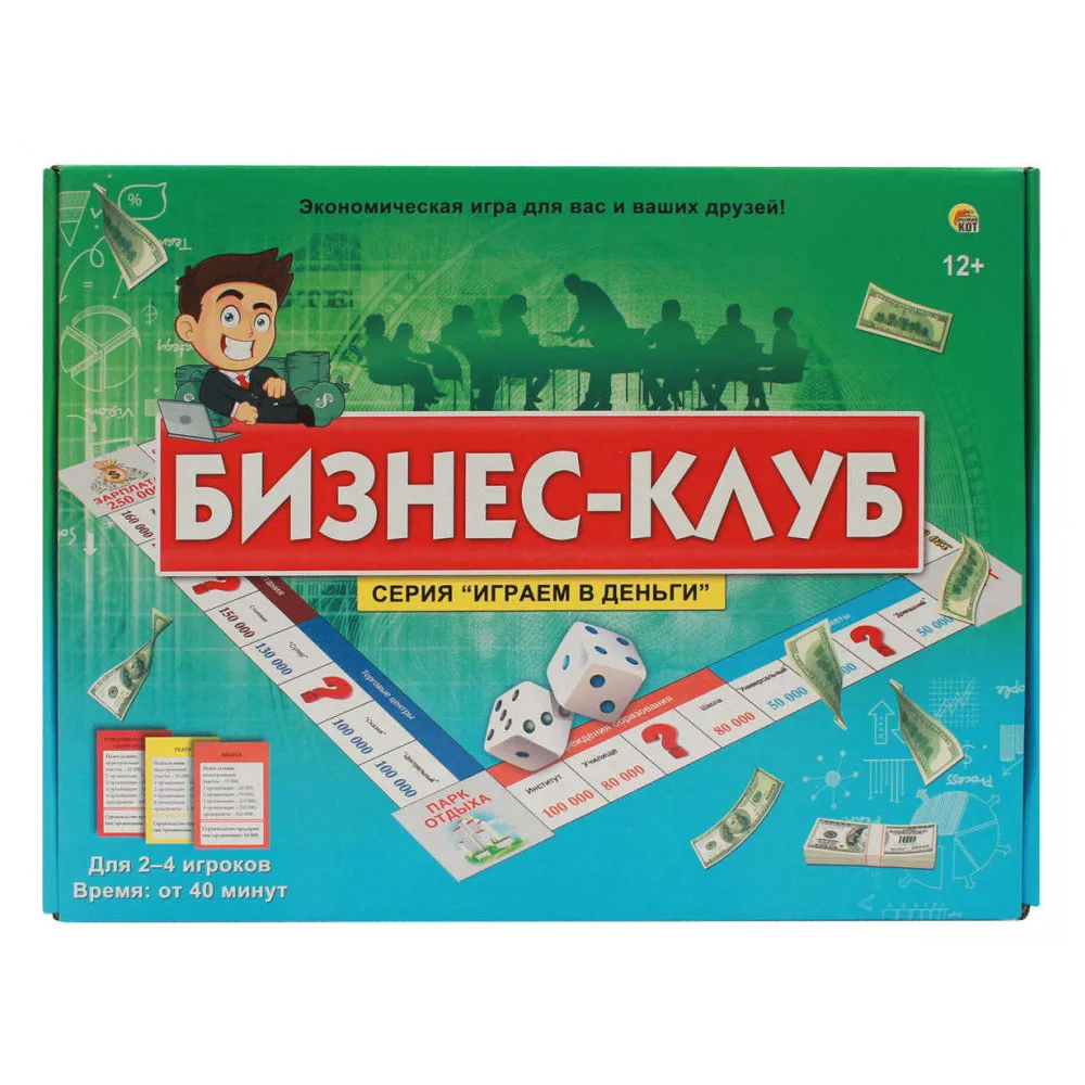 Настольная игра Бизнес-клуб Рыжий Кот