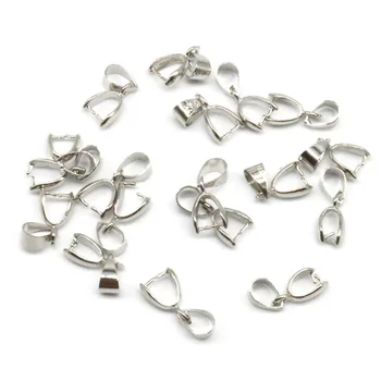 

10pcs/lot Melon Seeds Buckle Pendants Clasps Hook Clips Bails Connectors Copper Charm Bail Beads Supplies For Jewelry Making DIY
