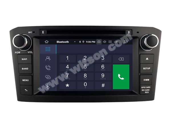 Excellent 7" Android 9.0 Pie OS Car DVD Multimedia Navigation GPS Radio for Toyota Avensis 2005-2007 with ADAS Function Support 5