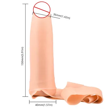 Strap On Sponge Filler Dildo Rubber Belt Panties Lesbian Realistic Feel For Vagina/Anal Plug Sex Toys For Woman SHAKI Sex Shop 4