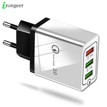 Quick Charge 3.0 USB Phone Charger For Samsung S8 S9 Huawei Mate 30 Pro Fast Wall Charging For iPhone 11 Pro Max 7 8 X XS iPad