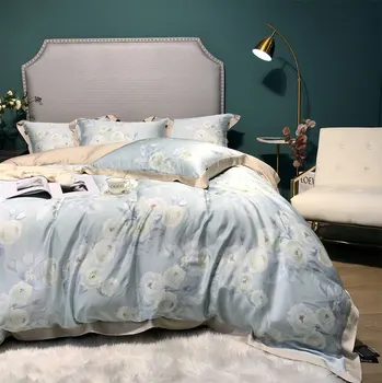

European american romantic bedding set teen adult,full queen king modern double home textile bed sheet pillow case duvet cover