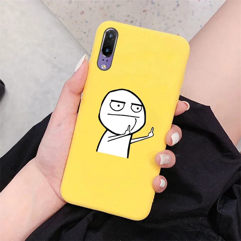 Прекрасный желтый матовый Fundas для huawei Honor 9 10 20 Lite 8X 8A 9X 7A 10i 20i играть Y5 Y6 Y7 Pro Y9 Prime ТПУ чехол Крышка