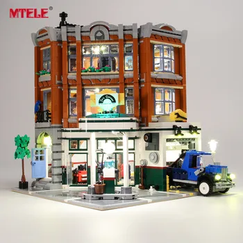 

MTELE Brand LED Light Up Kit For 10264 Creator Corner Garage Car Repair Station Lighting Set (NOT Include The Model)
