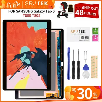

Srjtek 10.5" for Samsung Galaxy Tab S T800 T805 SM-T800 SM-T805 LCD Display with Touch Screen Digitizer Sensor Full Assembly