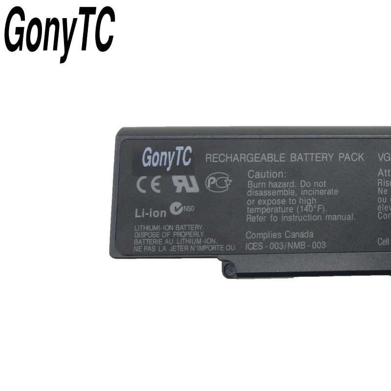 Gonytc VGP-BPS2C ноутбук Батарея для SONY VAIO VGN PCG VGC-LA VGP-BPS2 VGP-BPS2A VGP-BPS2B 11,1 V 5200 мА-ч
