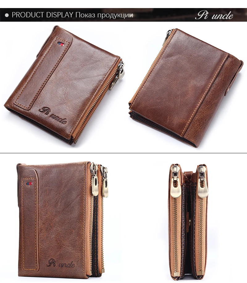 Balencia Designer Leather Men's Wallet Short Wallet Business Leisure Men's Wallet First layer cowhide Wallet Multifunctional bag