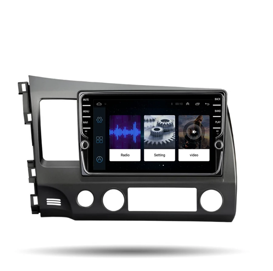 2Din " Android 9,1 стерео радио gps навигация Wifi 3g 4G BT OBD для Honda Civic 2006 2007 2008 2009 2010 2011