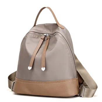 

Female Casual Patchwork Backpacks for Women All Match Shoulder Bags Leisure Travel Small Waterproof Nylon Backpack