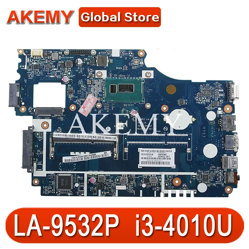 LA 9532P материнская плата для ноутбука For Acer E1 572 532 TMP255 системная i3 4010U 100%|Материнские