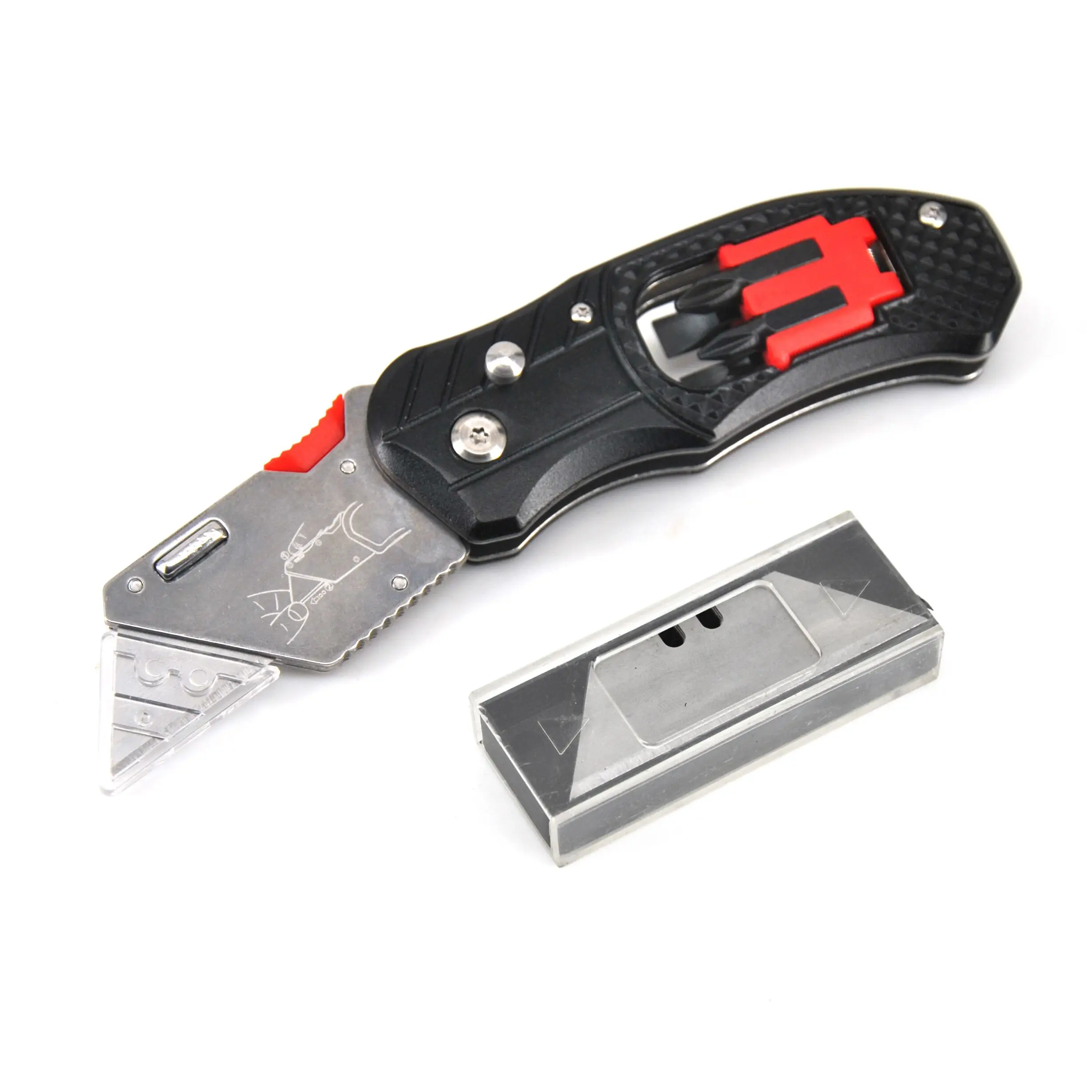  Folding Knife Electrician Utility Knife Pipe Cable Cutter Pocket Knives Multitool 6 In 1 Multifunct