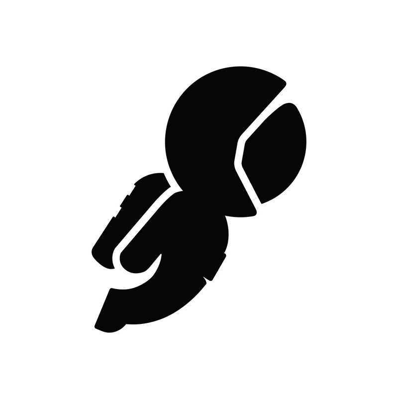Astronaut Vinyl Car Decals Stickers Motorcycles Decoration Black/white | Дом и сад