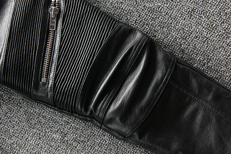 Genuine Lambskin Leather pants 6