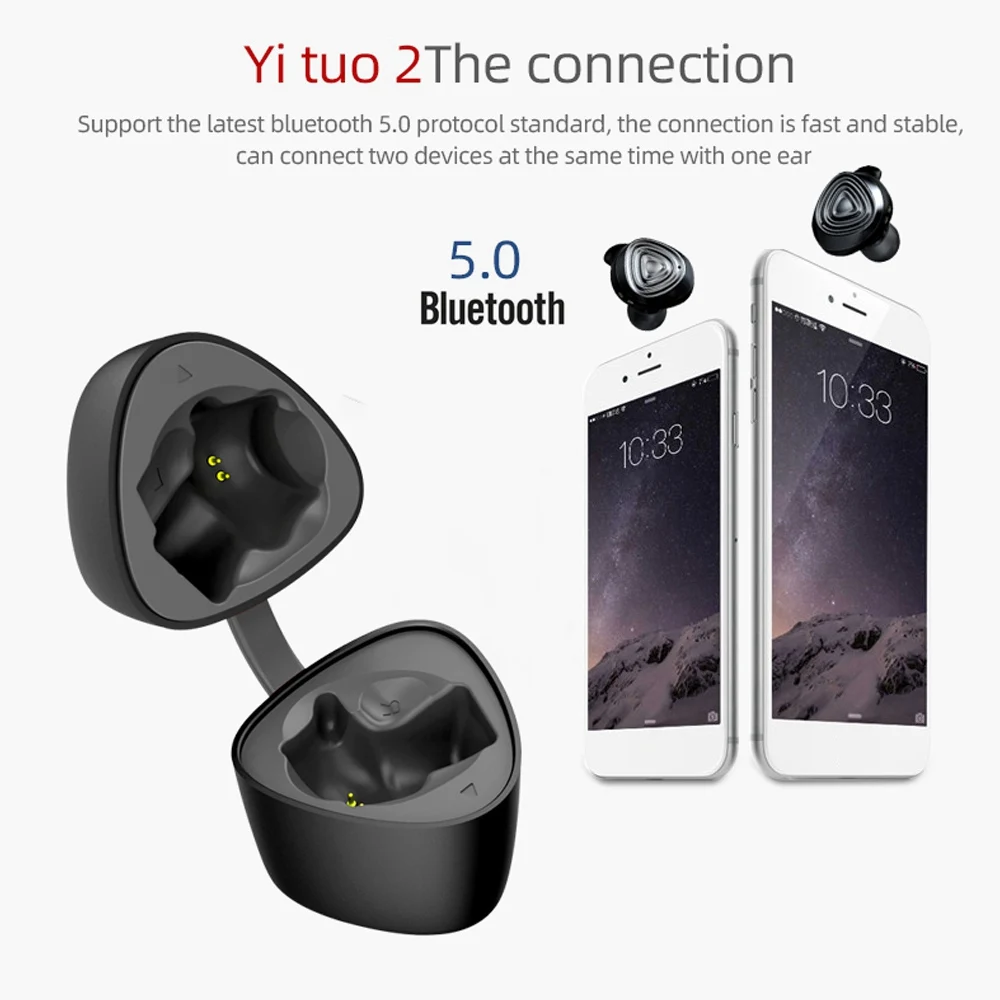 D06 водонепроницаемые наушники, беспроводные наушники, Bluetooth гарнитура, высокое качество звука для iPhone 7, Интеллектуальные Bluetooth наушники