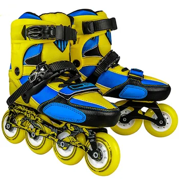 

Inline Four Whole Skates Shoes Slide Skating Outdoor Sport Slalom Skates For Men Women Patines Roller Skates Teens Sneakers