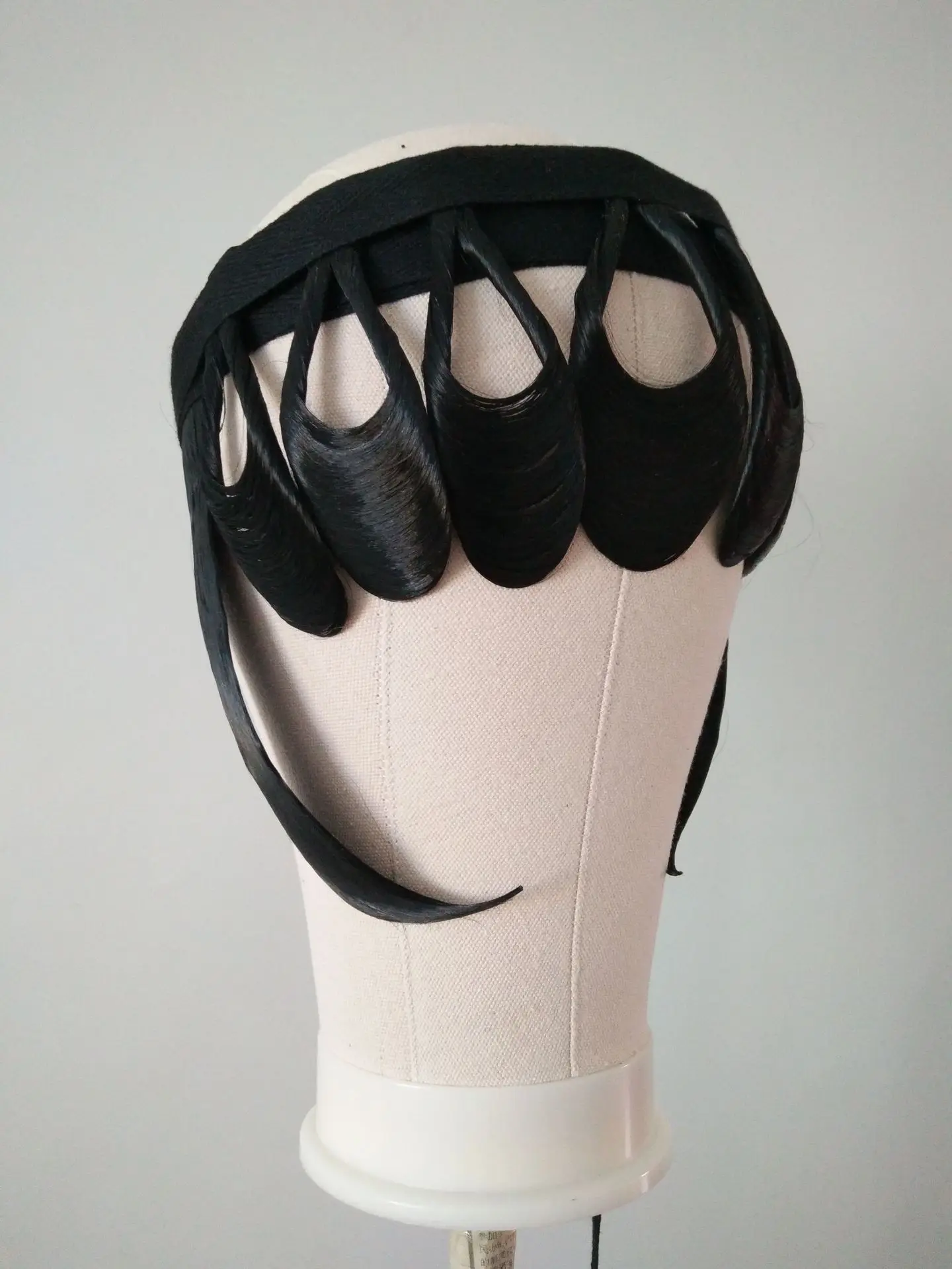 

Opera Water Temples Film Wig Patch Bang Model Hair Sideburn Soft Head Surface Model Water Temples Patch