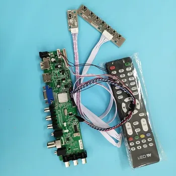 

Kit For LP133WX2-TLA1/LP133WX2-TLA2 VGA LED HDMI Signal DVB-T2 controller board digital WLED 40pin 1280X800 TV LVDS USB remote