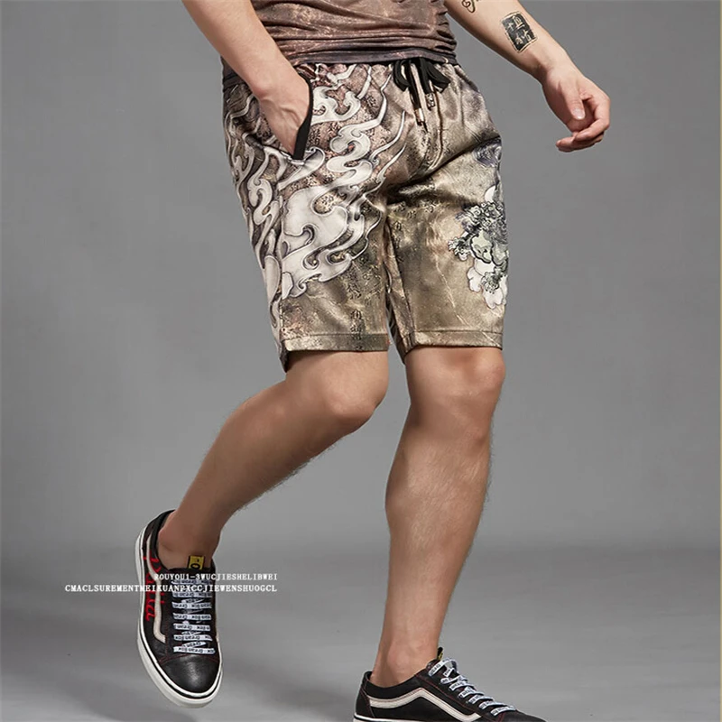 Summer Casual Shorts Mens Short Pants Beach Knee Sweatpants Length Fitness high quality
