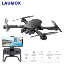 LAUMOX M66 Радиоуправляемый Дрон с камерой 4K широкоугольный оптический поток позиционирования жестов фото Wi-Fi FPV складной Квадрокоптер Дрон Vs XS812