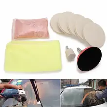 Kit de polissage pour vitres de voiture, 1 ensemble de tampons de polissage en feutre