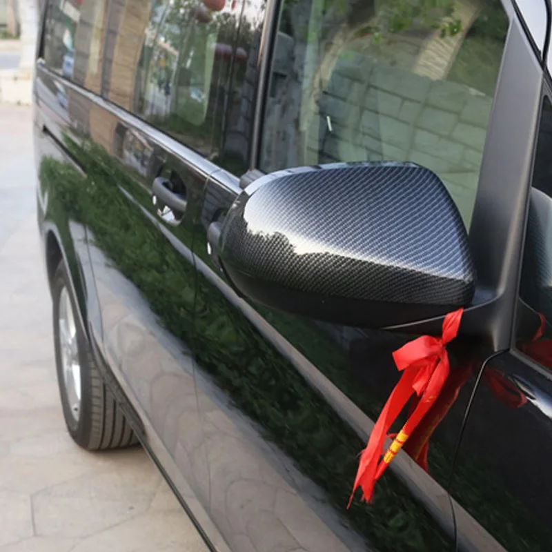 Carbon Fiber Color Door Mirror Cover Rear View Overlay- for Mercedes Benz Vito Valente Metris W447 Car Accessories