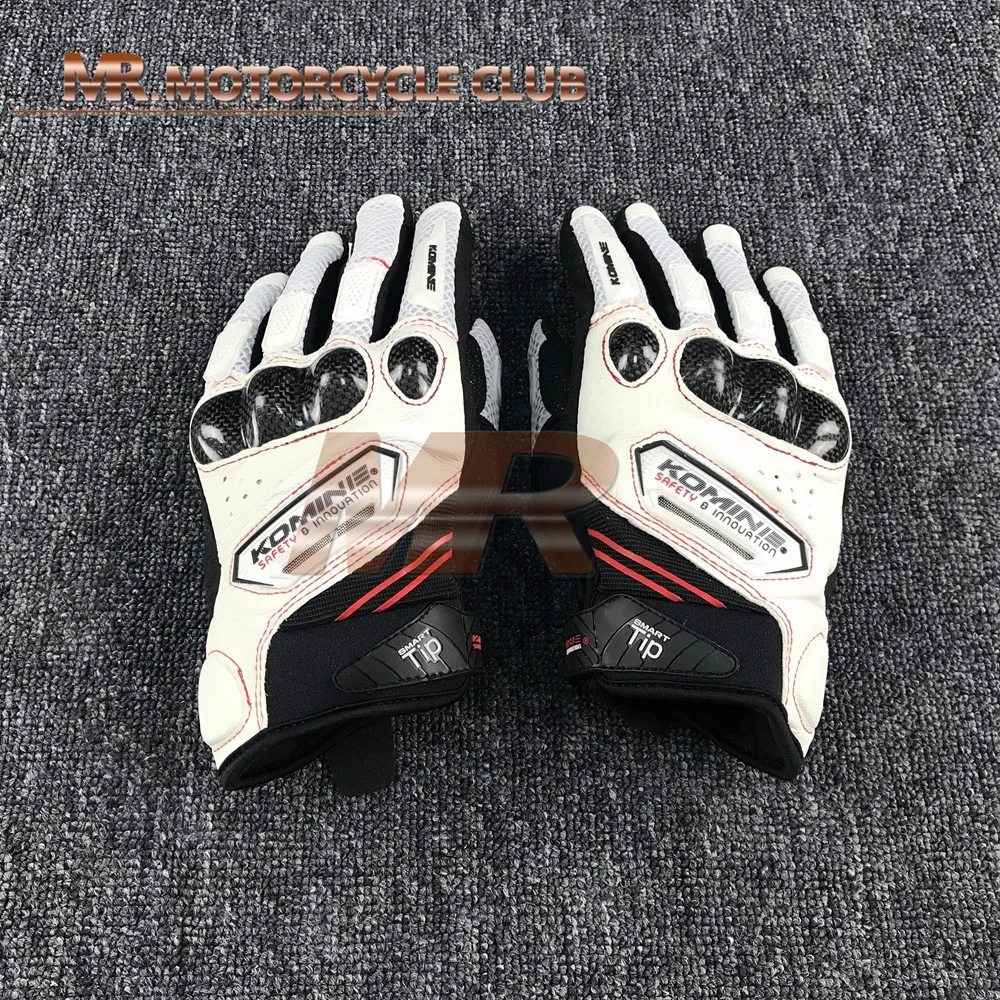 Guantes de cuero para moto KOMINE GK-167