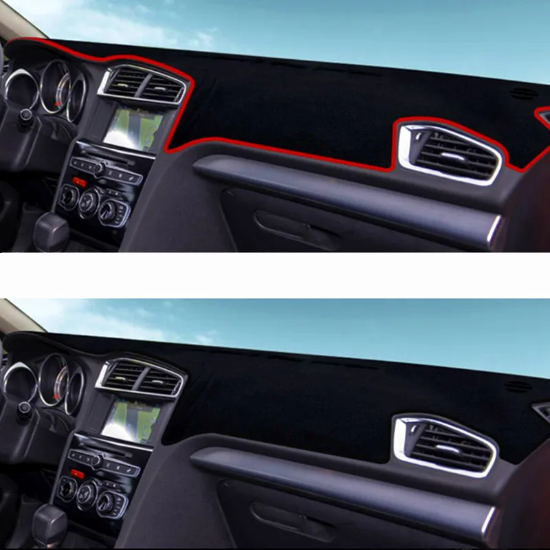 Для Citroen C4 MK2 2011 2012 2013- приборной панели крышки коврик панель dashmat тире козырек от солнца инструмент защиты ковровых покрытий автомобильные аксессуары