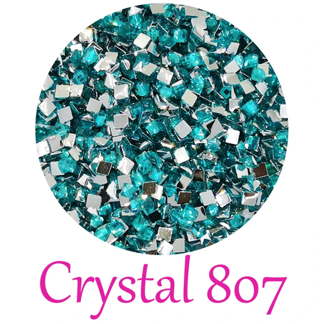 2021 New Crystal Resin Shinny Stone 2.5mm Square Drills Diamond Painting Embroidery Rhinestone Mosaic 