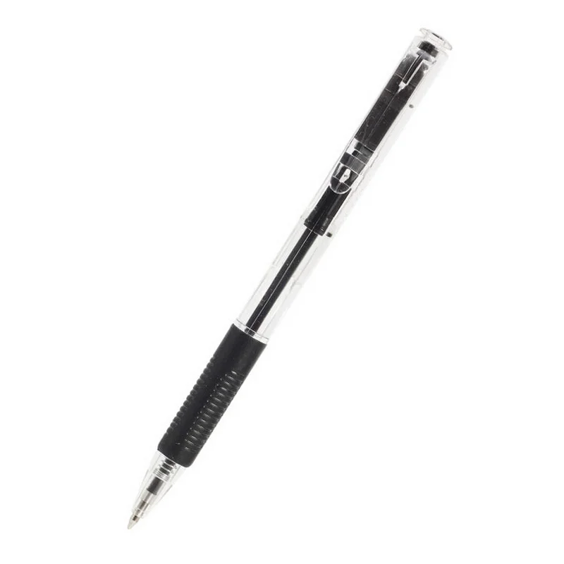 Plastic Ball-point Pen Red Blue Black Colors Ballpoint Transparent Ballpoint Pen 5 Pcs/lot ballpoint pen multifunction ballpoint pen multifunctional pen ball point pen