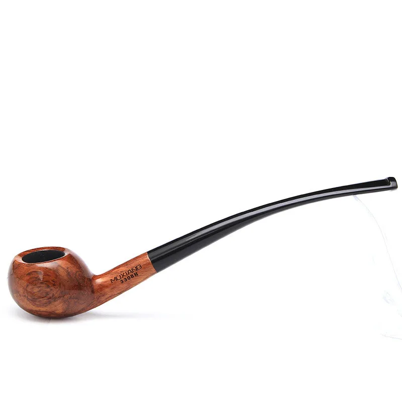 

Rosewood pipe mini reading manual pipe 330BH tobacco pipe filter-free painted pipe for father and grandfather's holiday gift