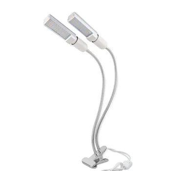 

E27 88LED 360 Rotatable 3Modes Intelligent Controlled Double Head Grow Light Outdoor Multi-functional Work Lights LED Clip Base